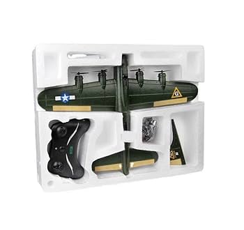 Amazon | バッテリー2本 B-17戦略爆撃機 ジャイロ 24G